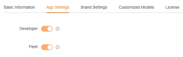 Application Settings