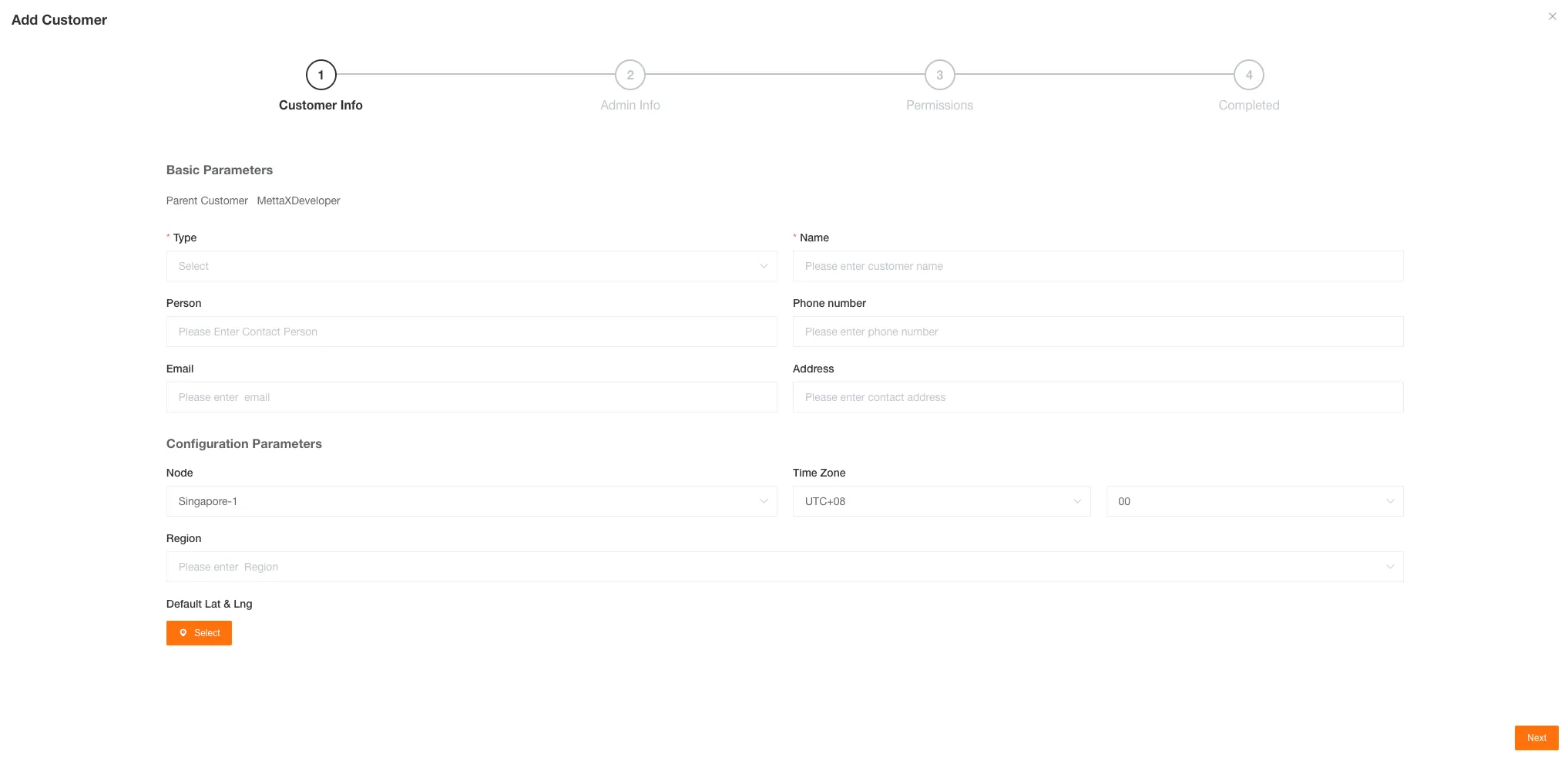 Customer Basic Information