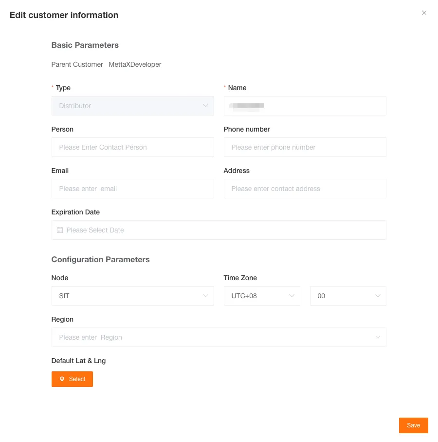 Edit Customer Information