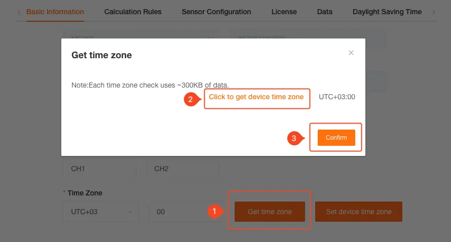 Get Device Time Zone