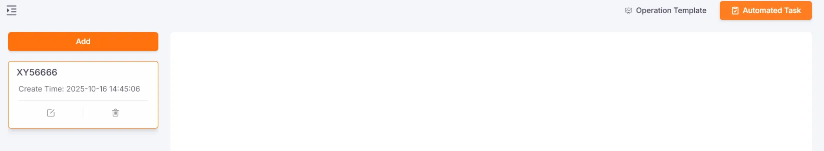 Automated Task List for Operational Reports