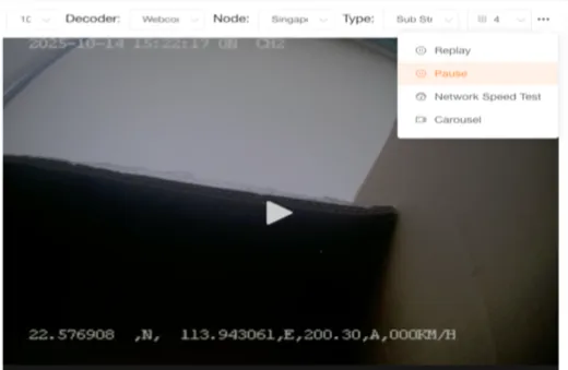 Pause All Live Streams Button