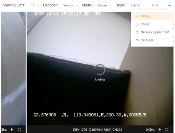 Replay All Live Streams Button
