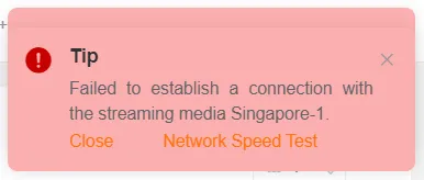 Network Speed Test Prompt