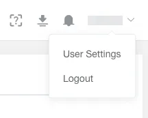 Personal Settings Menu