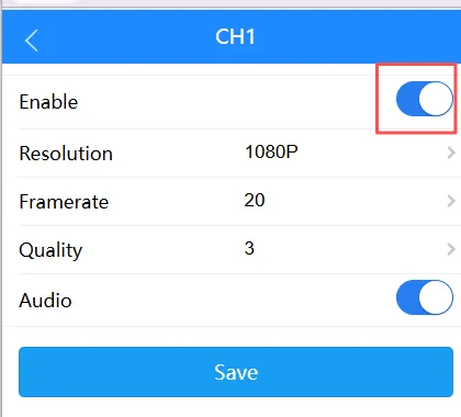 Recording Toggle