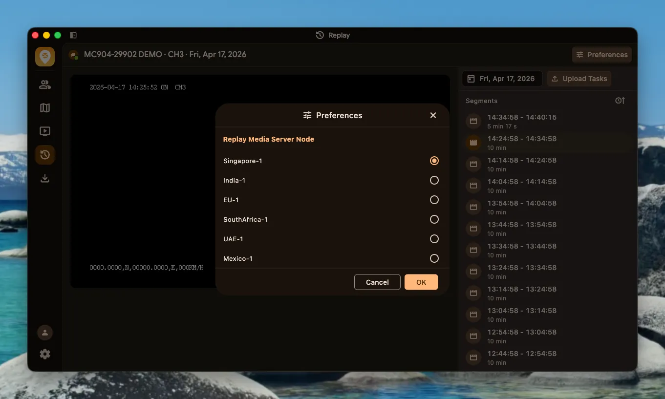 Replay Preferences
