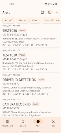 Alert Center Main Interface