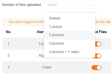 Batch Set Upload File Quantity Settings