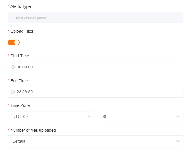 Edit Individual AI Alert Settings