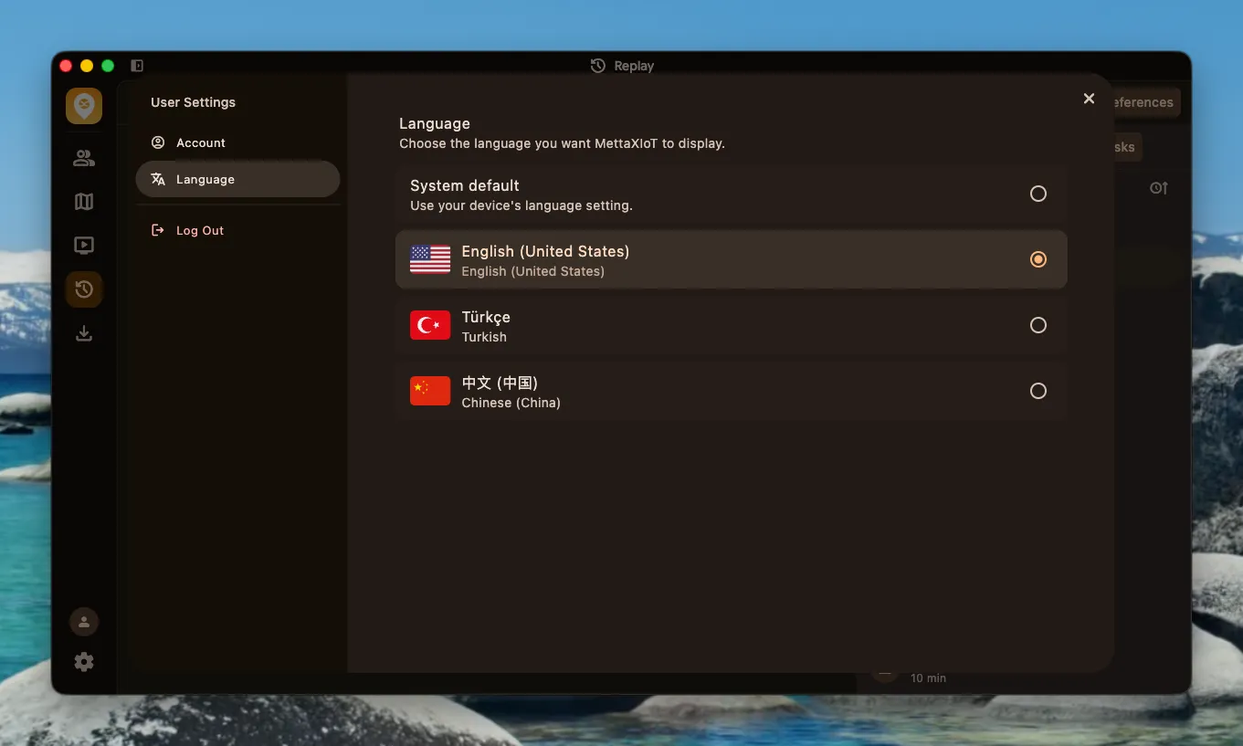 Switch Language