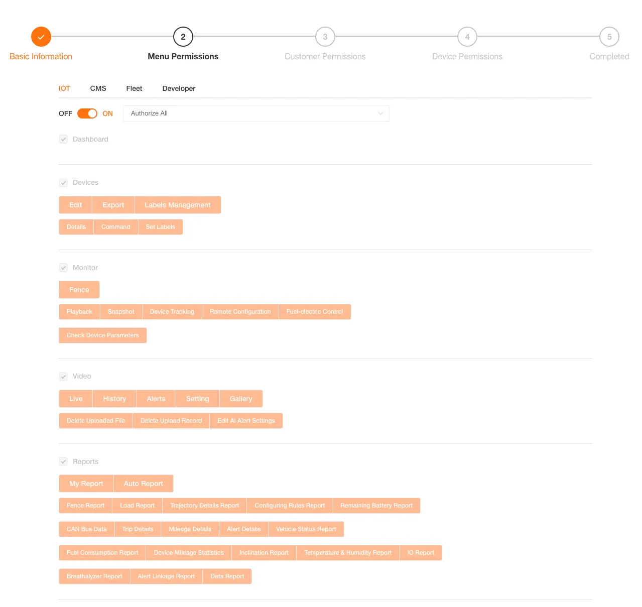 创建用户-菜单权限